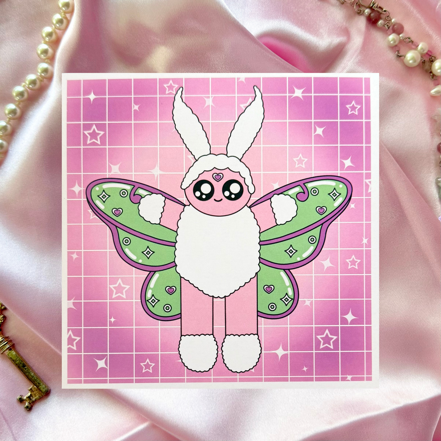 luna moth print