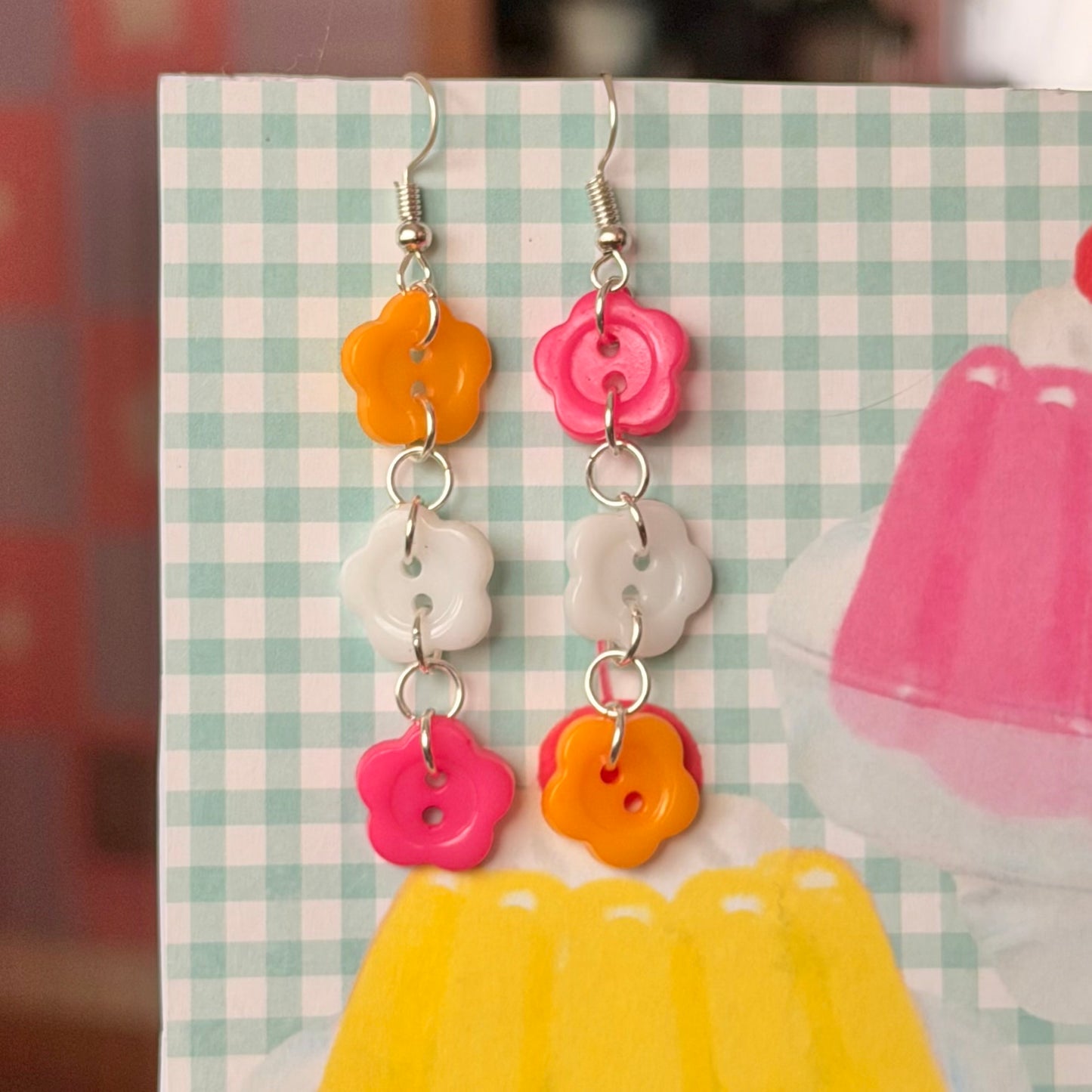 Sunset Flower Earrings