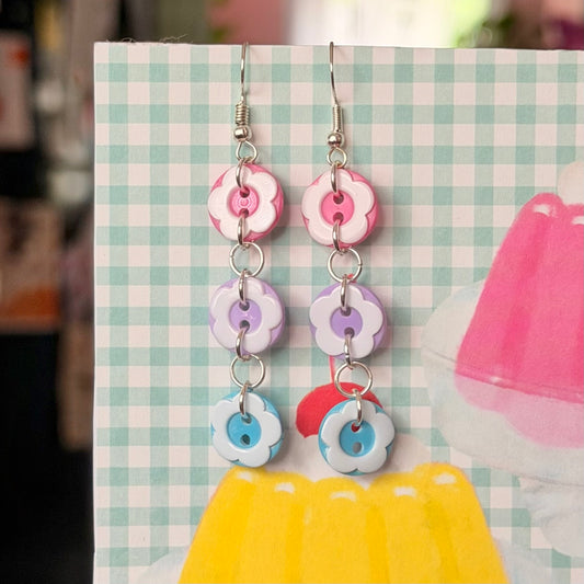 Twilight Button Earrings