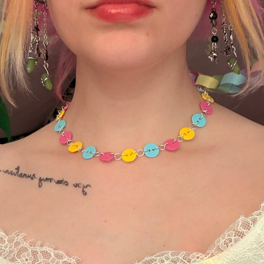 Reversible Candy Choker Necklace