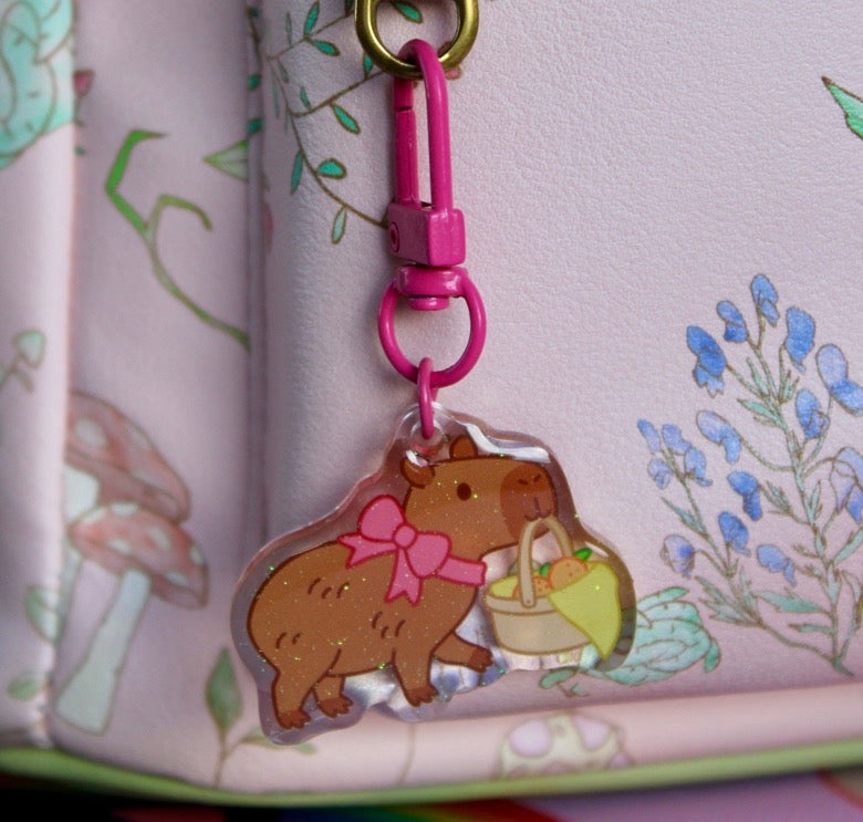 Epoxy Capybara Keychains